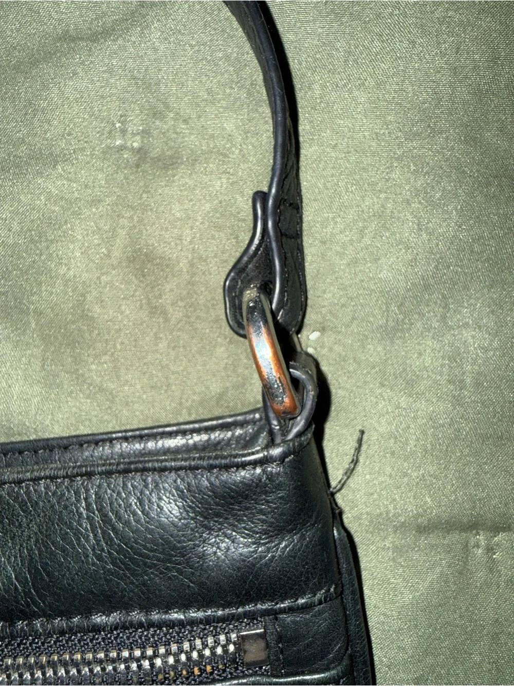margot Black Exterior with Beige Interior Crossbody Bag